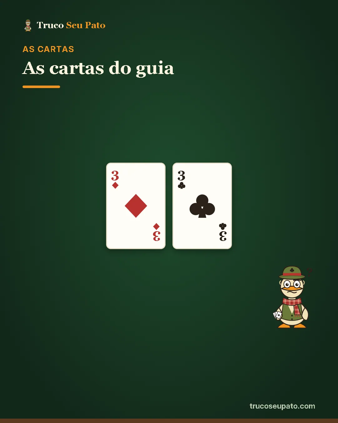 Cartas citadas no guia: 3, 3.